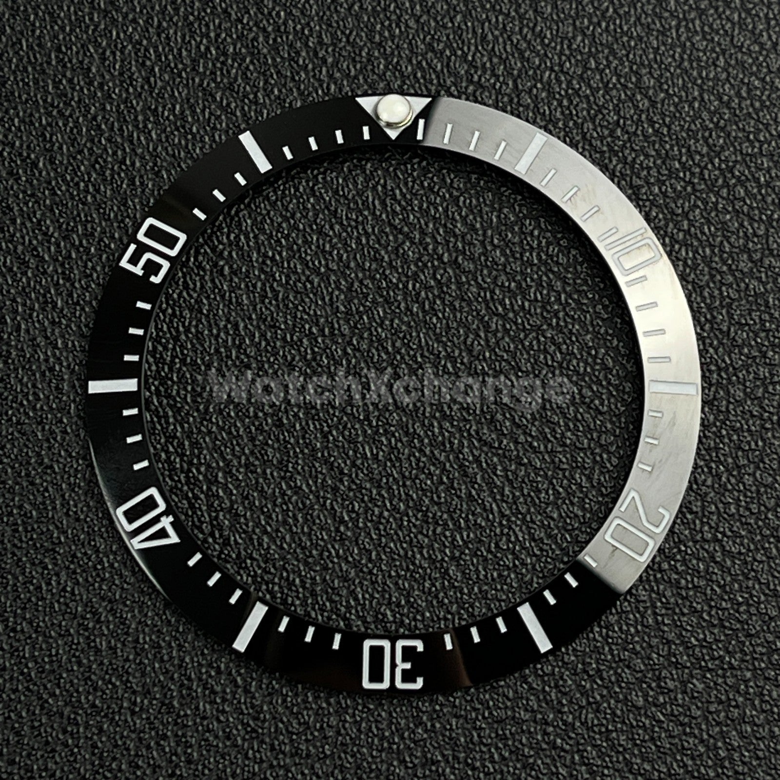 38mm Ceramic Bezel Insert Black & White For Rolex Seiko SKX SRPD Mod