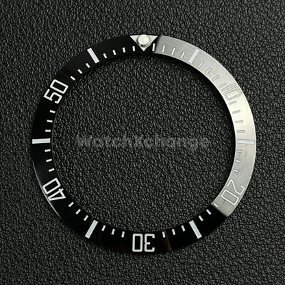38mm Ceramic Bezel Insert Black & White For Rolex Seiko SKX SRPD Mod
