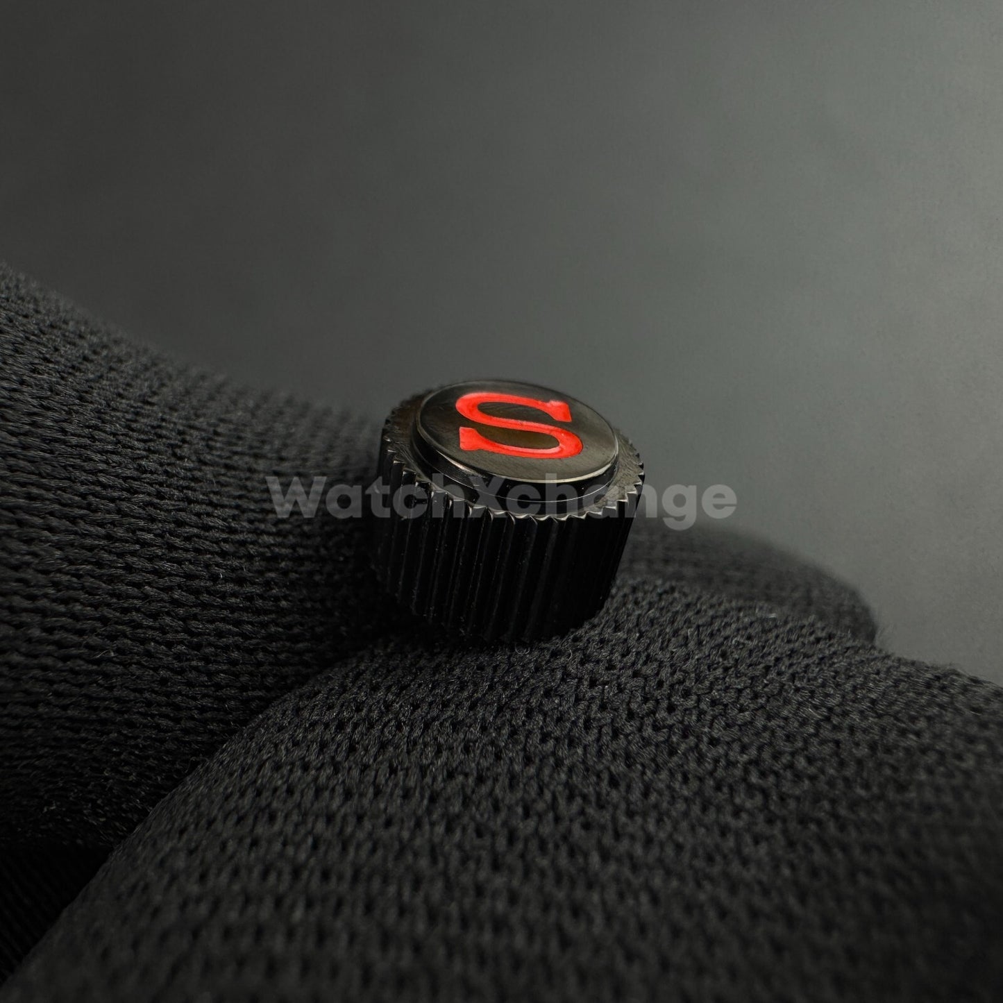 Black Screw-in Engraved "S" Crown for Seiko SKX007 SKX009 NH35 NH36 SRPD