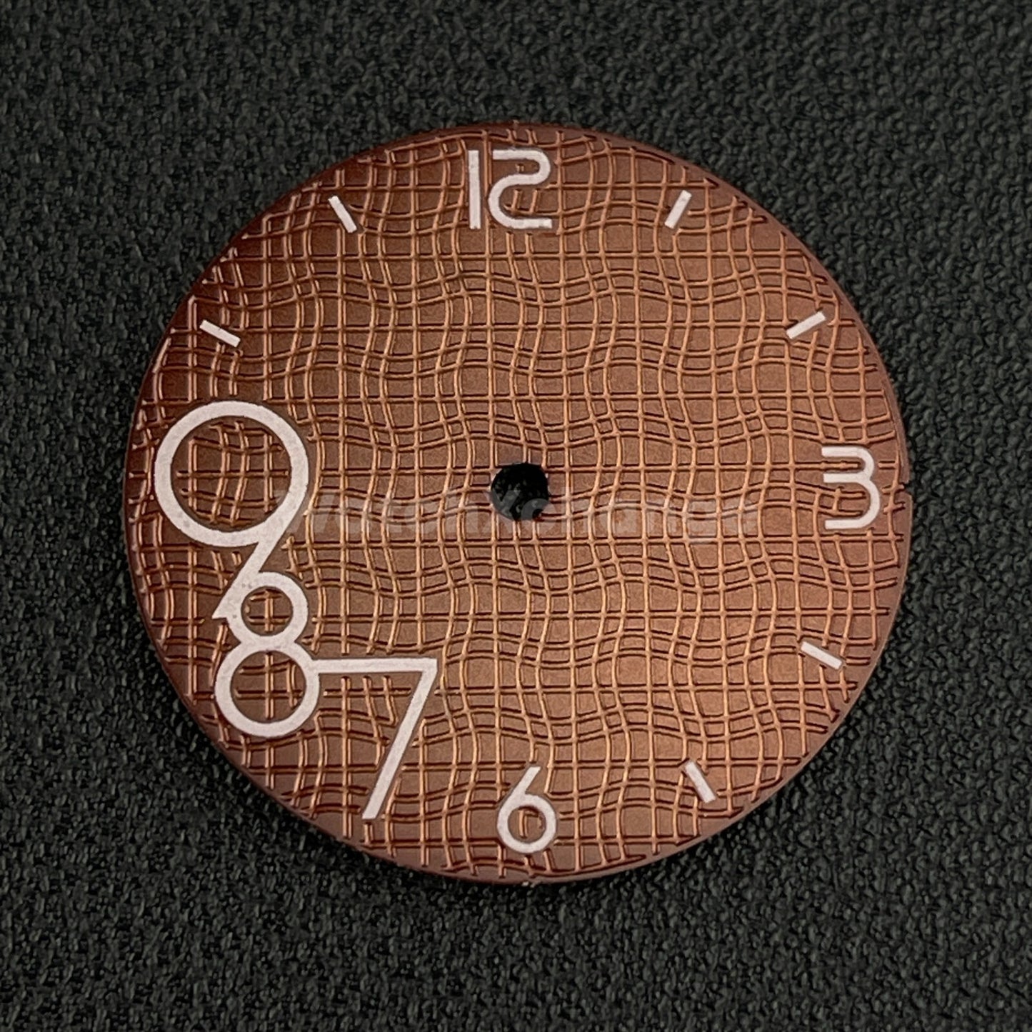 28.5mm Light Brown Watch Dial Face For SL68 PC21 PC20 GL68 SP68 Quartz Movements