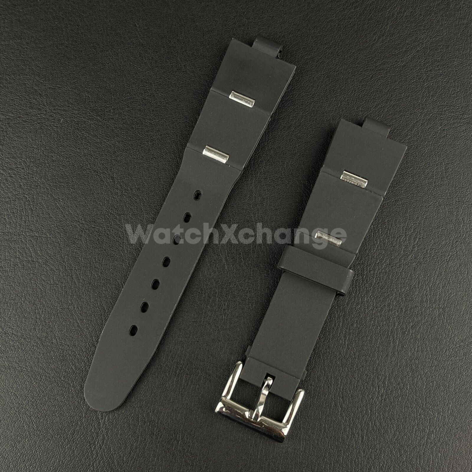 High Quality Soft Waterproof Silicone Watch Band Strap for Bvlgari 22*8mm 24*8mm