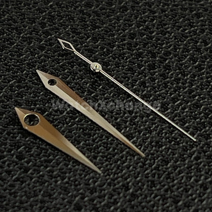 Silver Diamond Watch Hands For SEIKO NH35 NH36 Movement Triangle End Point