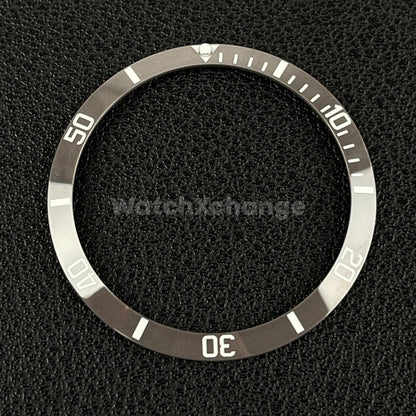 34mm Grey Ceramic SUB Bezel Insert For Seiko Rolex Tudor Divers Watch