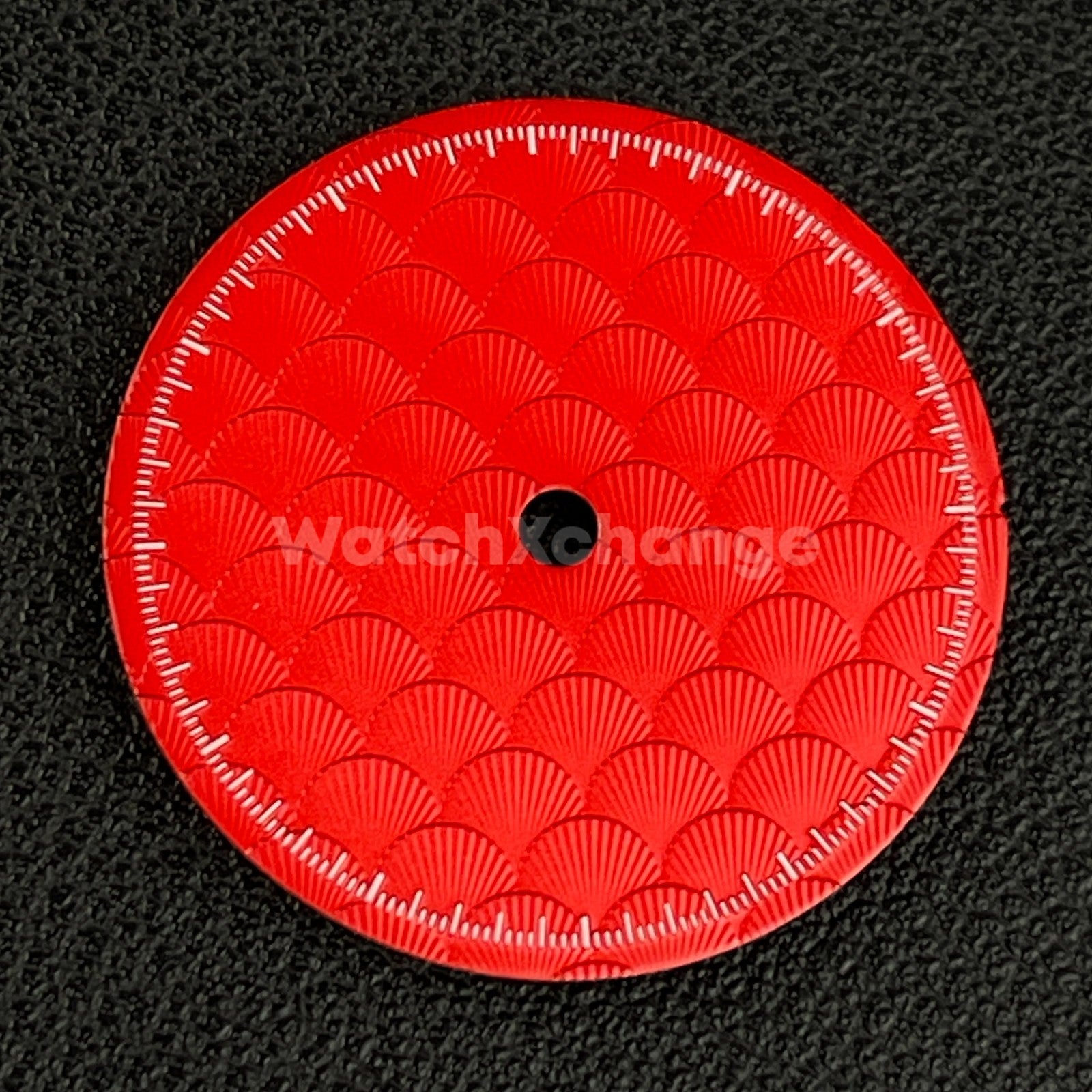 28.5mm Red Shell Texture Watch Dial Face for SEIKO NH35 NH36 Movements