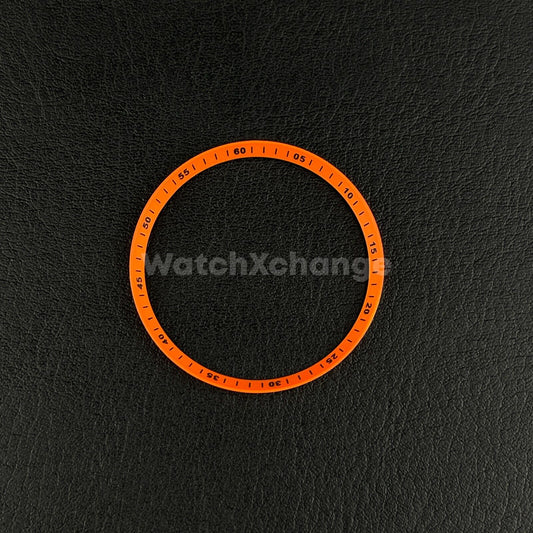 Orange & Black Chapter Ring for Seiko SKX007 SRPD & Mod Watches 30.5mm NH36 NH35