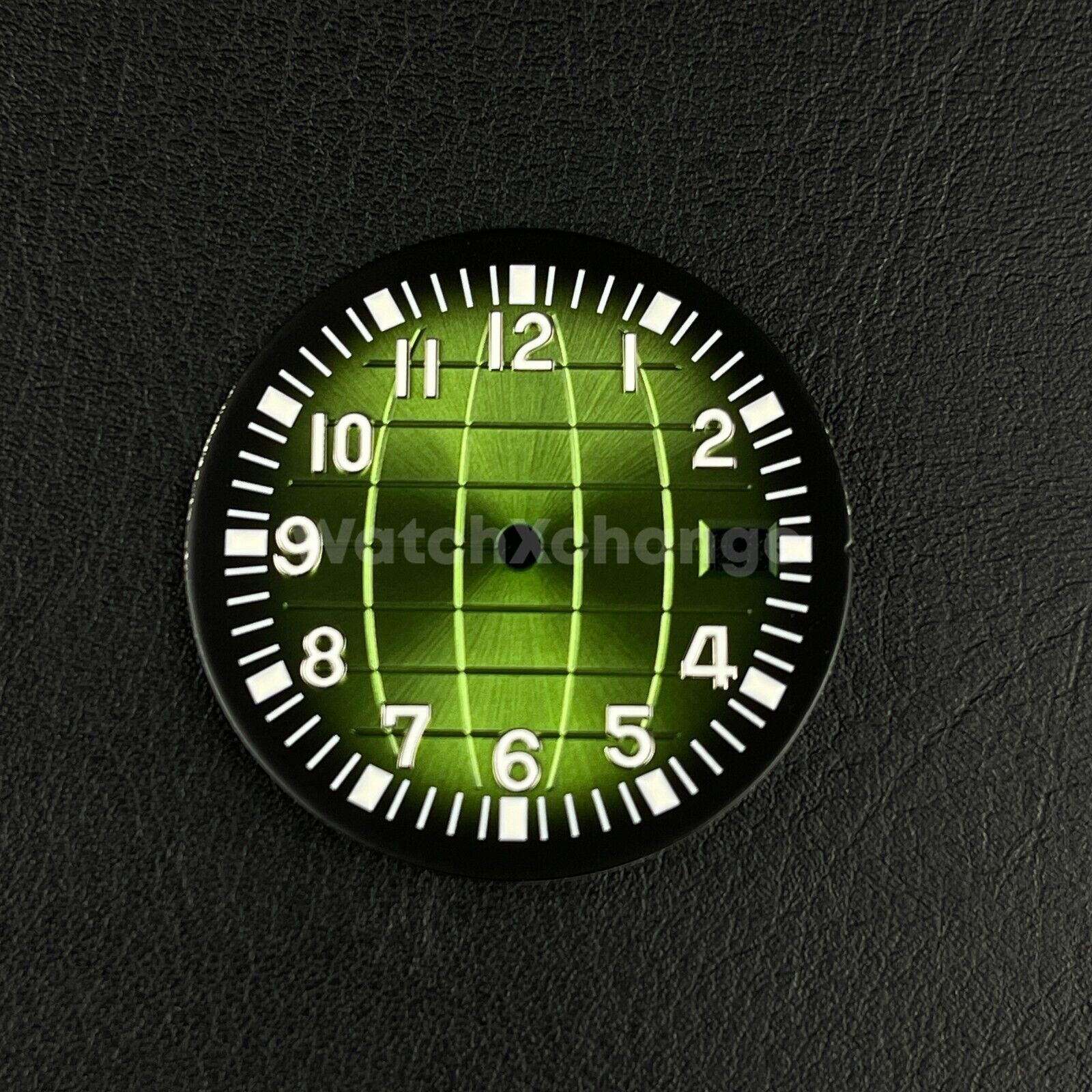 32mm Green Black Watch Dial for SEIKO NH35/NH36/4R/7S Watch Movement Parts