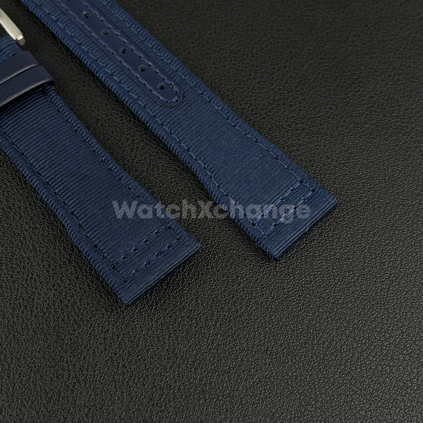 Blue Nylon Canvas Watch Strap for 20mm 21mm 22mm IWC Pilot Waterproof Sport Band