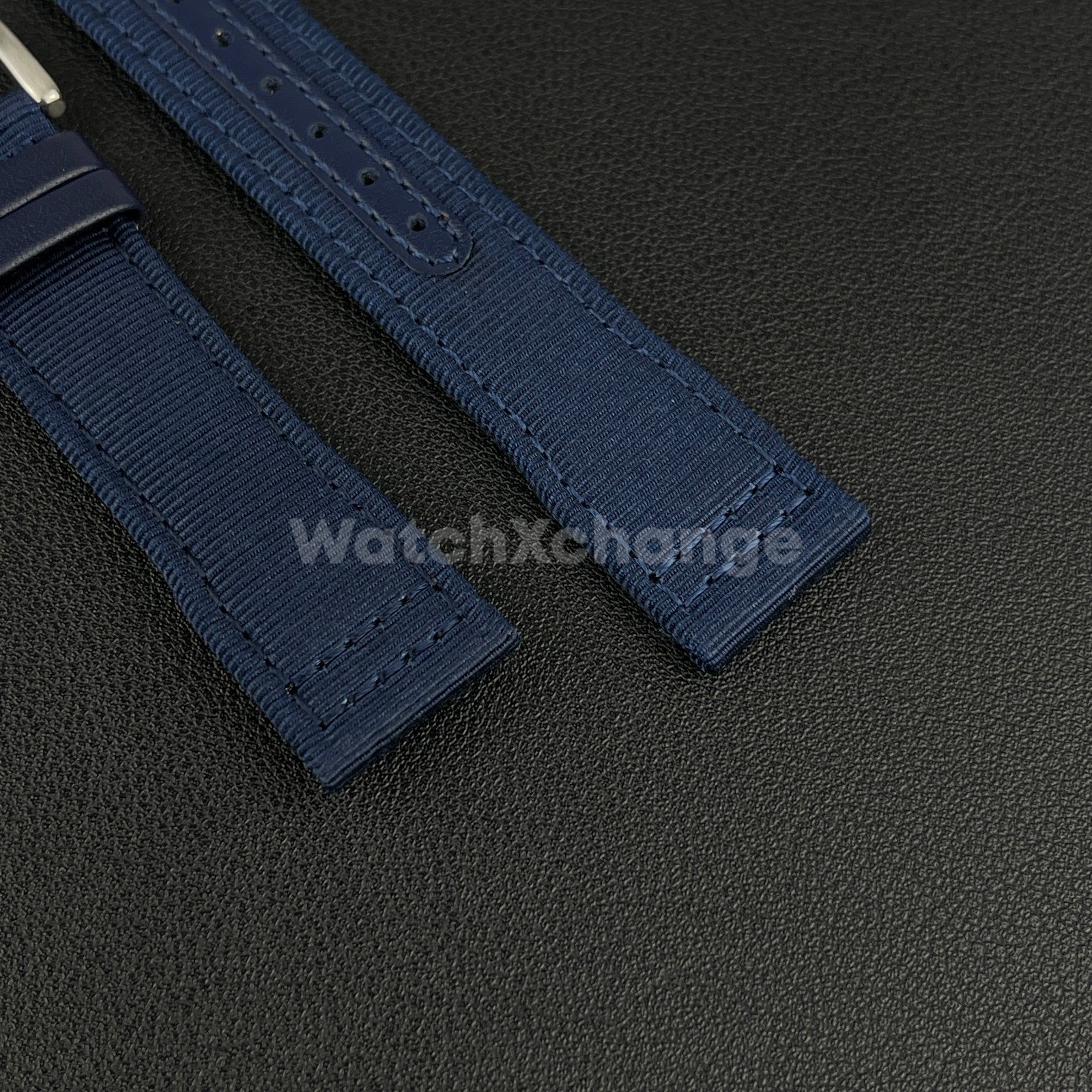 Blue Nylon Canvas Watch Strap for 20mm 21mm 22mm IWC Pilot Waterproof Sport Band