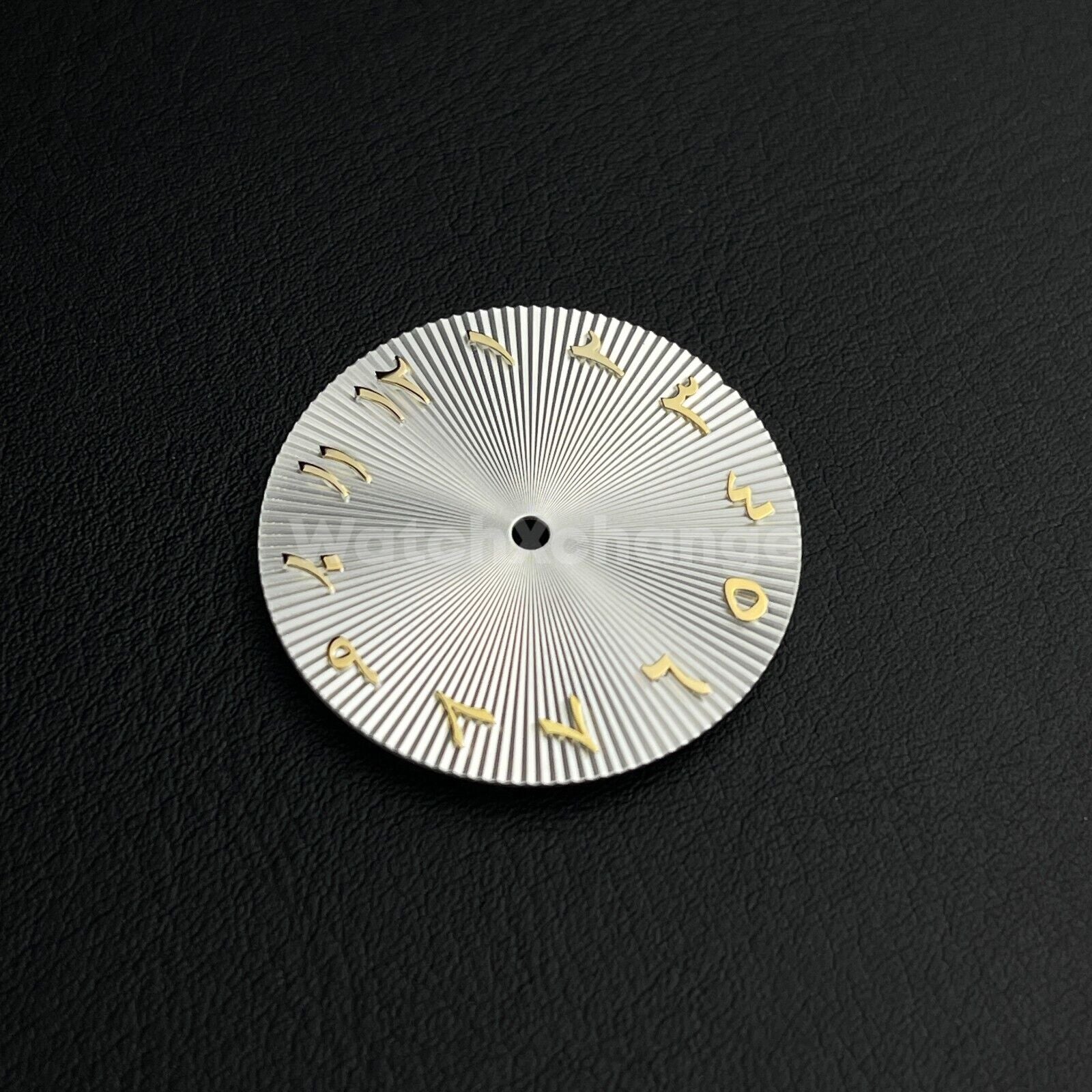 28.5mm Silver & Gold Arabic Watch Dial NH35 NH36 Movement Professional