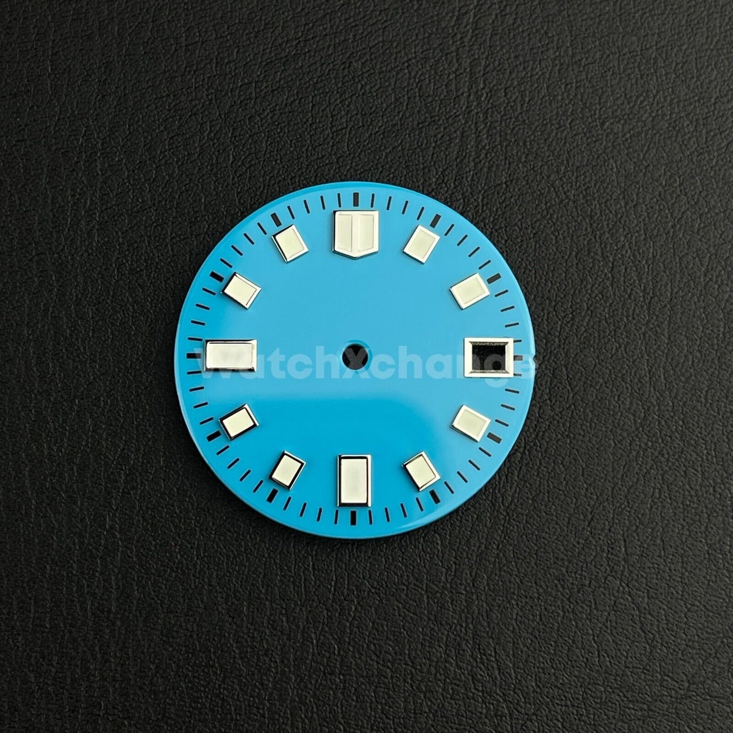 28.5mm Light Blue Watch Dial for SEIKO NH35 4R36 Watch Movement Parts