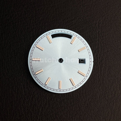 29mm Light Blue Watch Dial Green Luminous Replacement for Seagull ST16 Movement