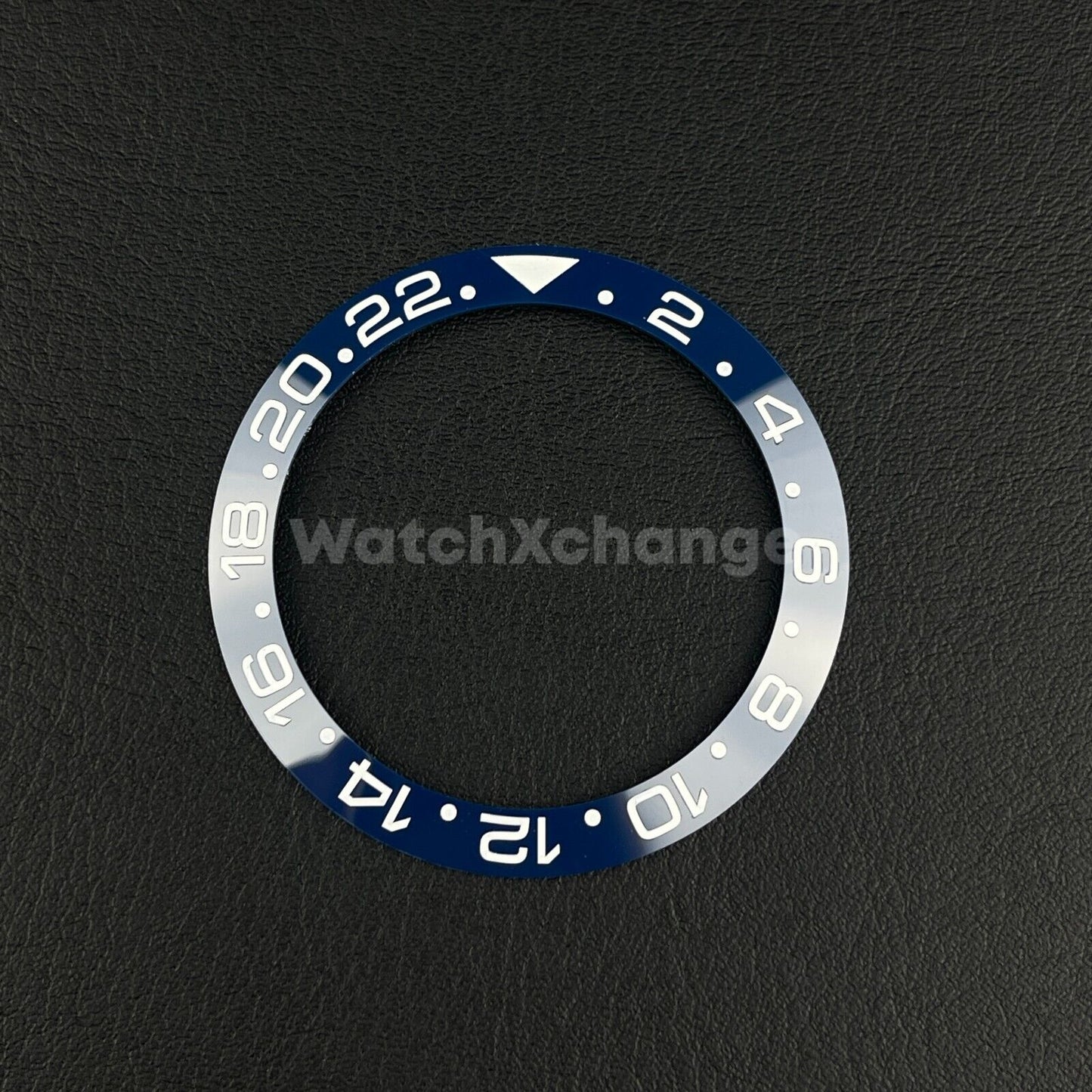 39.8mm Bezel insert For Divers Watch Rolex GMT Seiko SKX SRPD Blue and White