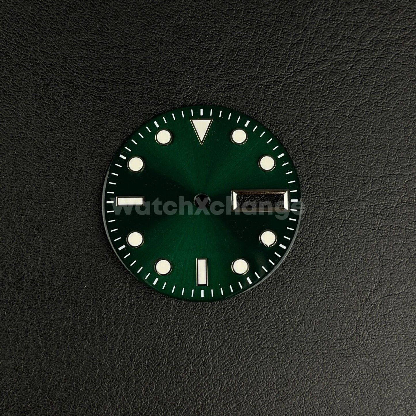 28.5mm Green Watch Dial for SEIKO NH36 Watch Movement Parts