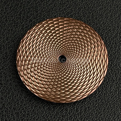 28.5mm Brown Pinecone Texture Watch Dial Face for SEIKO NH35 NH36 Movements