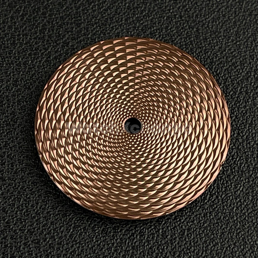 28.5mm Brown Pinecone Texture Watch Dial Face for SEIKO NH35 NH36 Movements