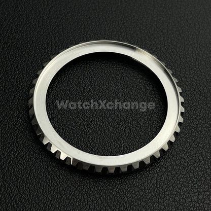 Silver LX Style Edge Watch Bezels for Seiko SKX007 SRPD Mod With Gasket