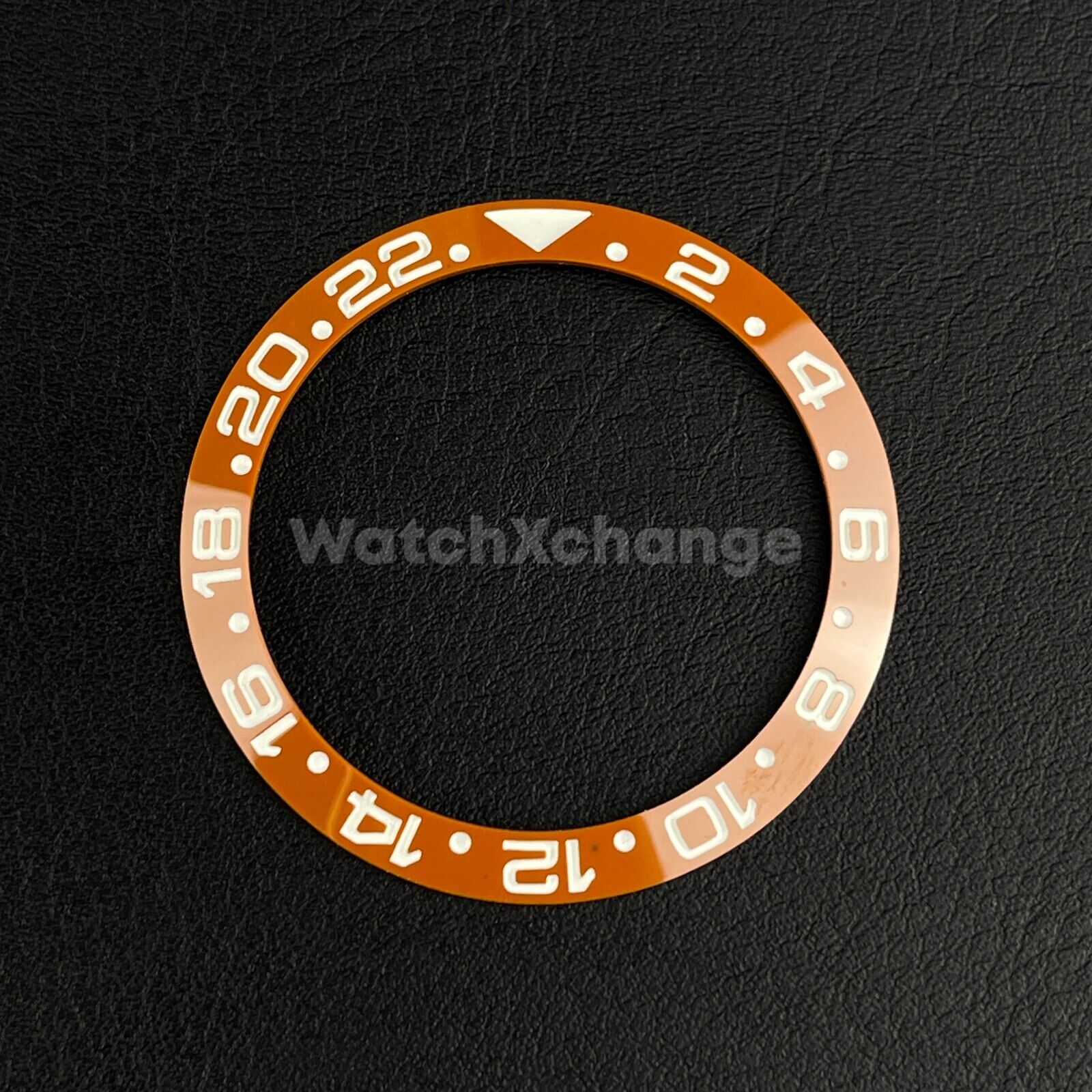 Orange White 38mm Ceramic Bezel Insert For Rolex Seiko SKX007 SKX009 SRPD Sloped