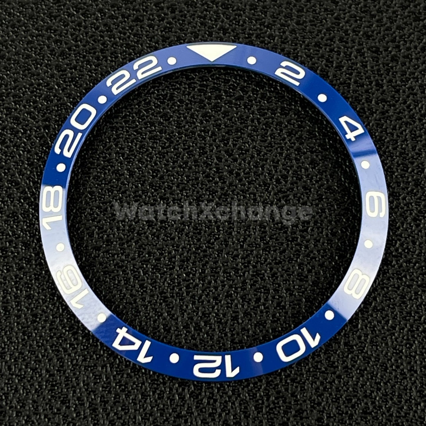 34mm Blue & White Ceramic GMT Bezel Insert For Seiko Rolex Tudor Divers Watch