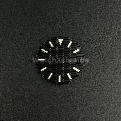 28.5mm Black Watch Dial for SEIKO NH35 Watch Movement Parts