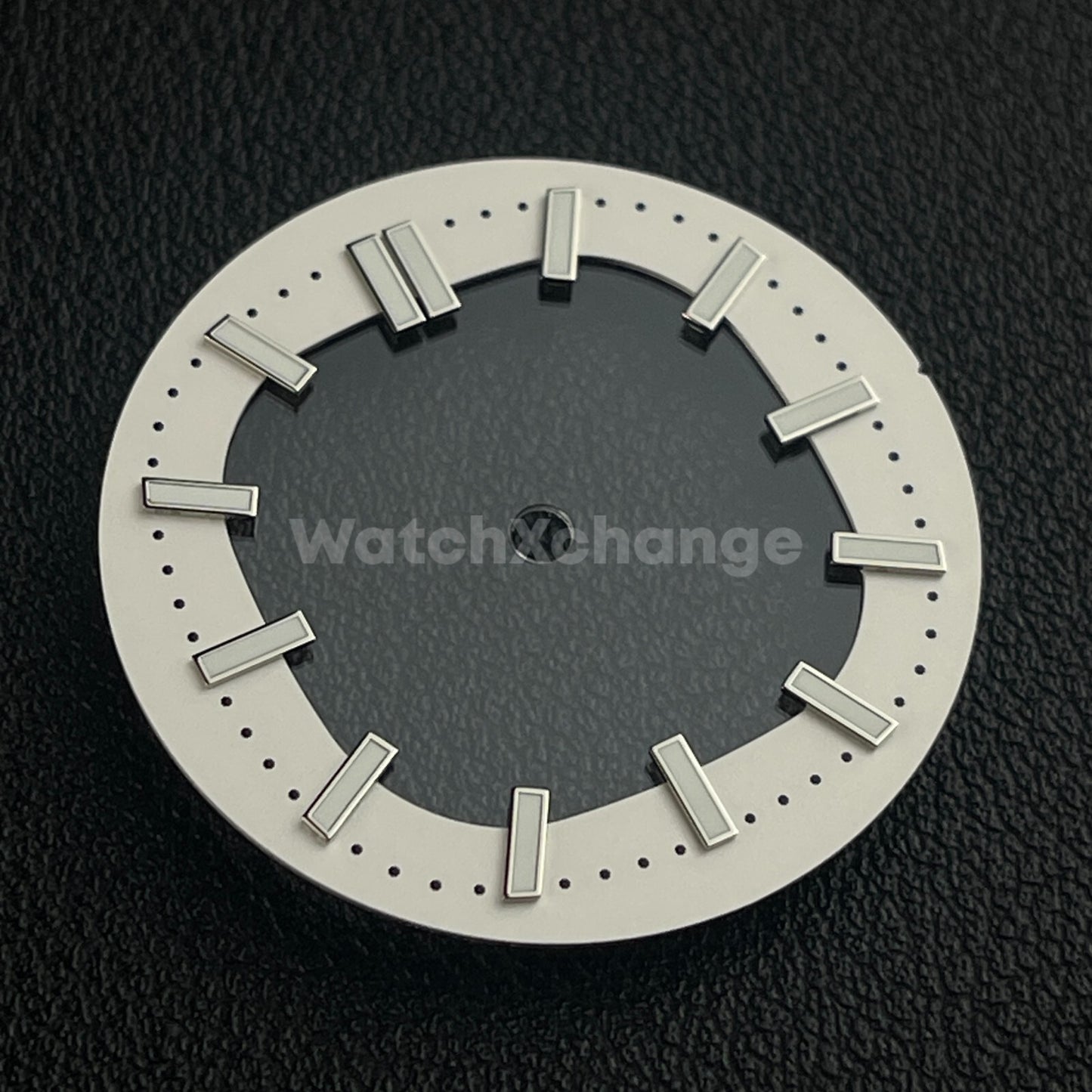 White 30.4mm Hollow Dial Face Fit For NH70 Movement Watch Part