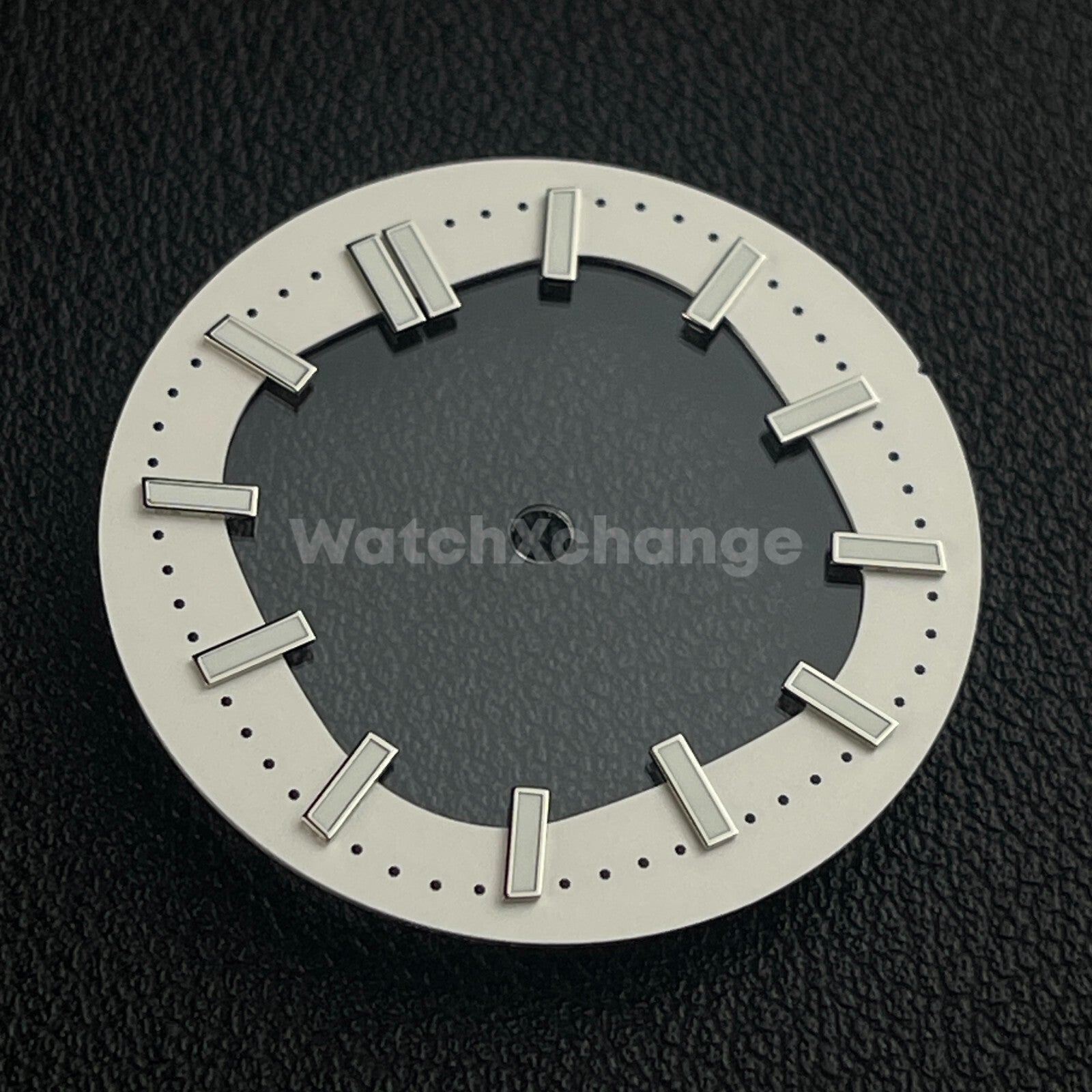 White 30.4mm Hollow Dial Face Fit For NH70 Movement Watch Part