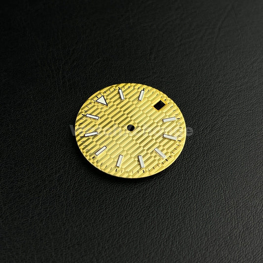 28.5mm Gold Watch Dial for SEIKO NH35 Watch Movement Parts