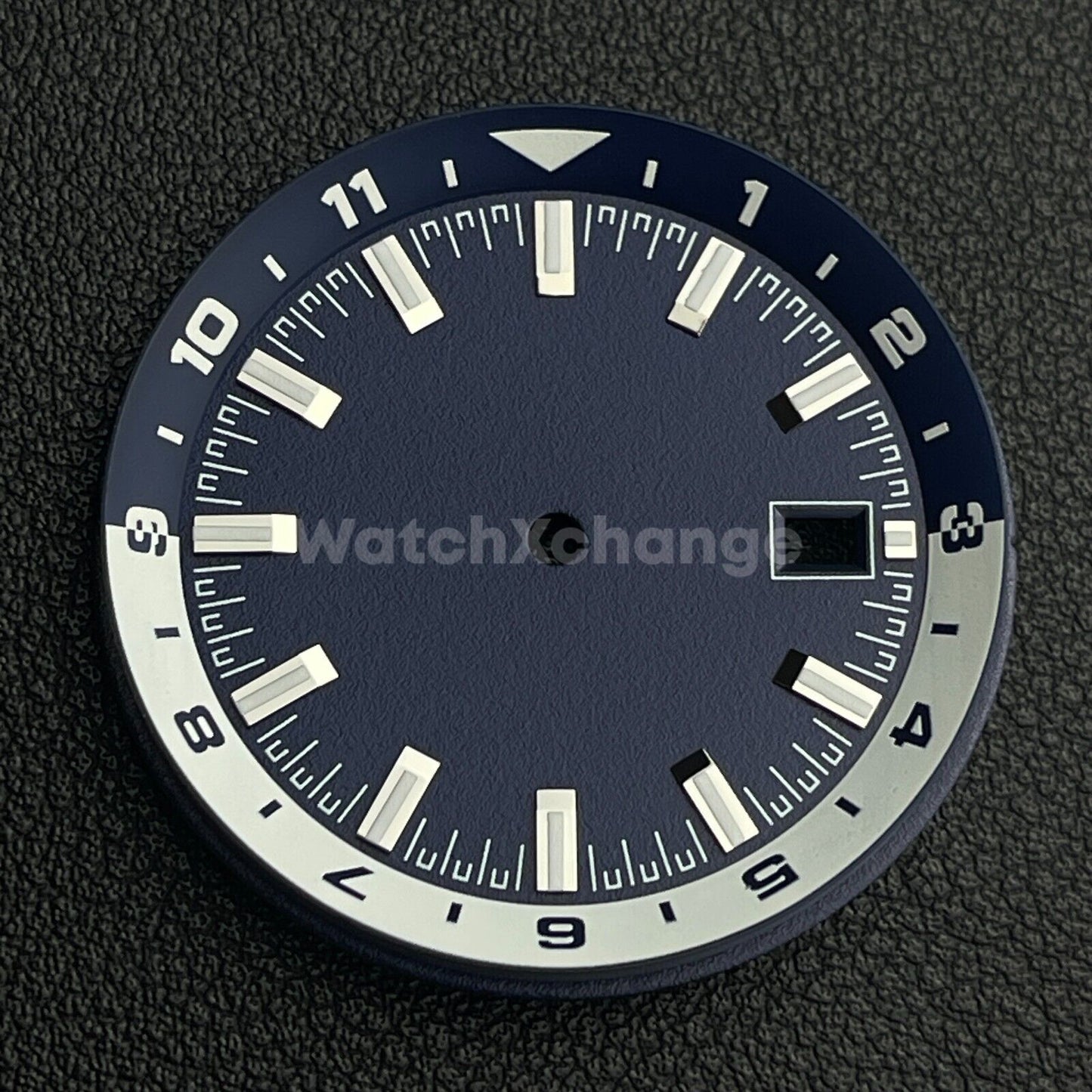 36.5mm Blue & White Watch Dial for SEIKO NH35 NH35A Watch Movement