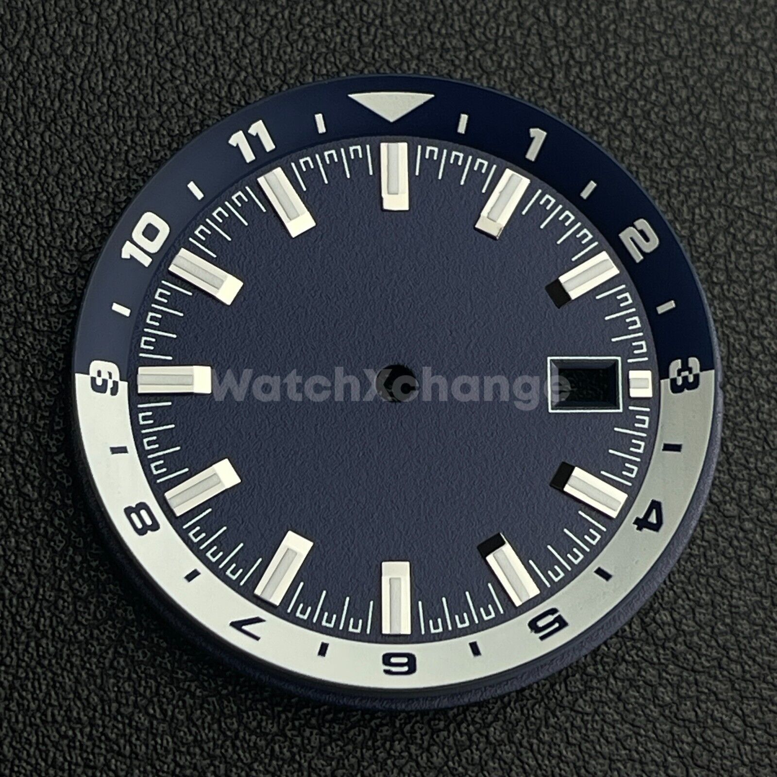 36.5mm Blue & White Watch Dial for SEIKO NH35 NH35A Watch Movement