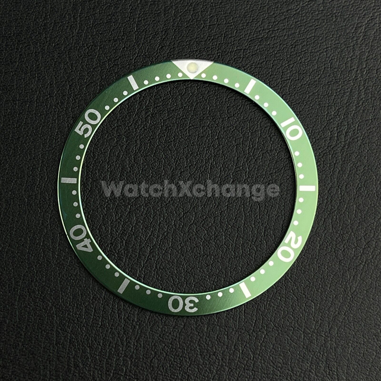Green 39mm Flat Aluminium Bezel Insert For Divers Watch Seiko Mod Turtle