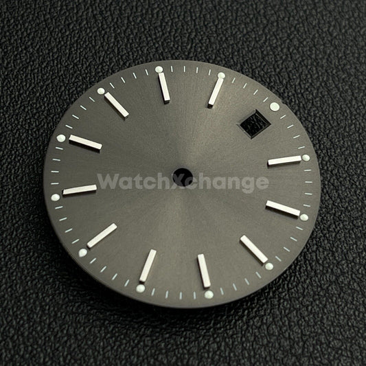 29mm Dark Grey Watch Dial for Miyota 8215 8200 2813 Watch Movement Parts
