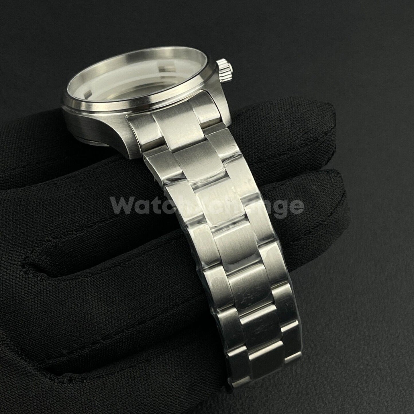 39mm Pilot Stainless Steel Sapphire Glass Mens Watch Case Fits NH34/NH35/NH36