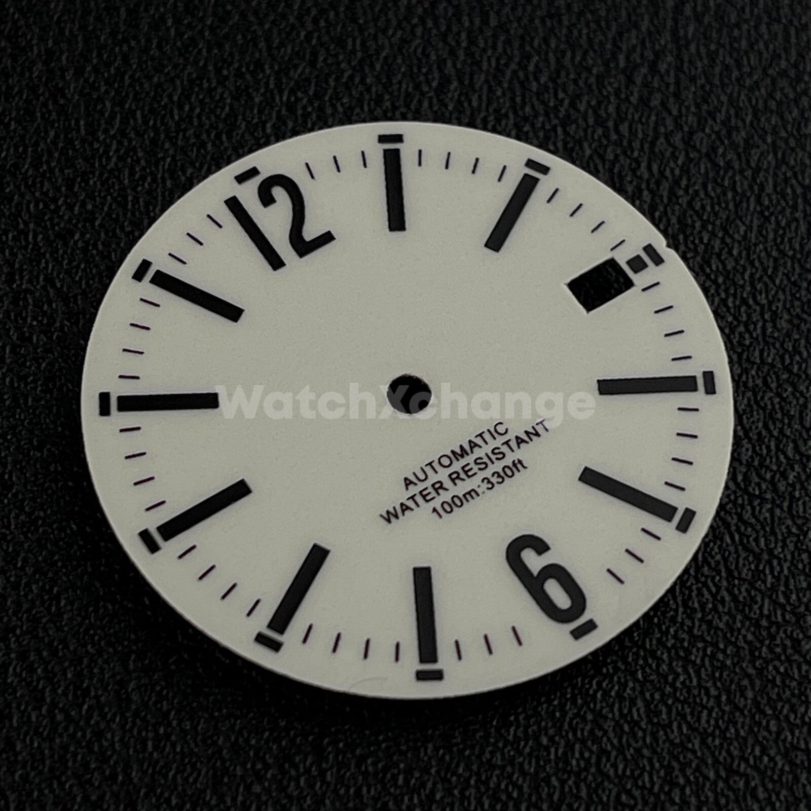 29mm White Green Full Luminous Watch Dial Face Fit for NH35 NH36 Movement Parts