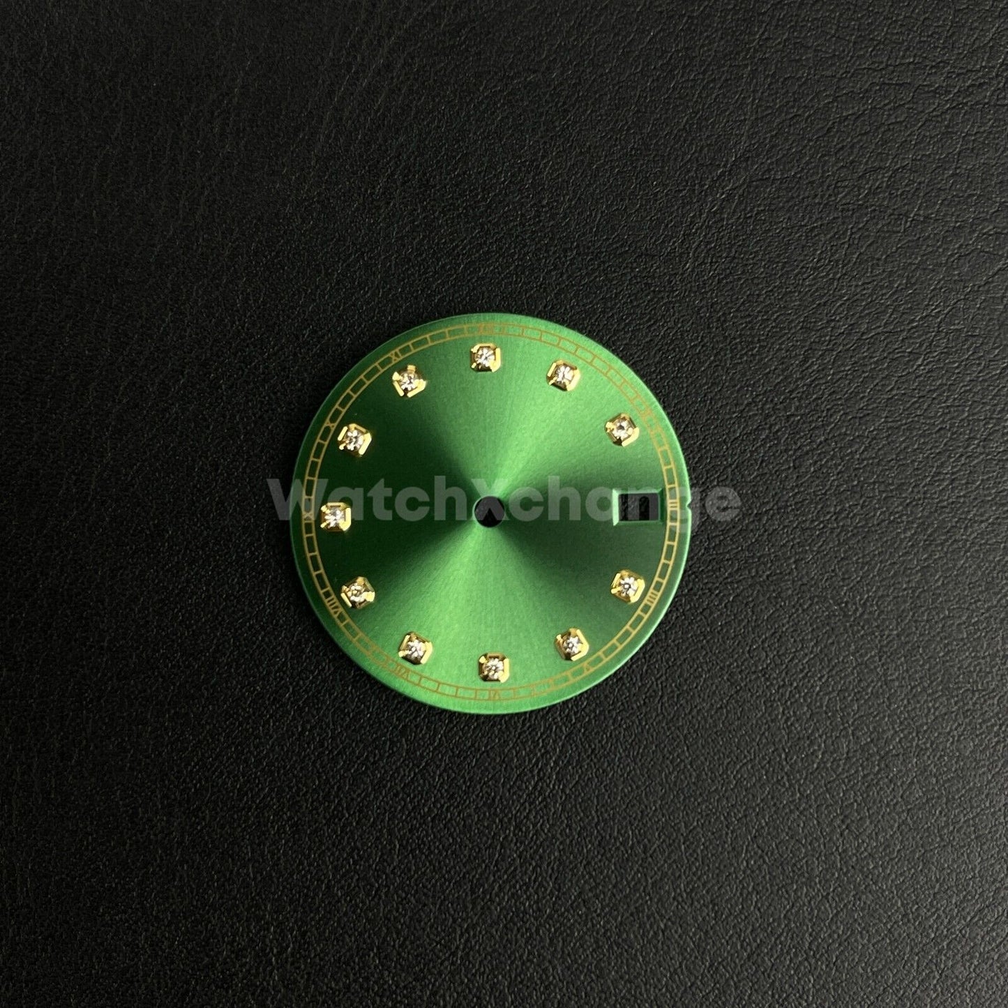 28.5mm Green Diamond Watch Dial for SEIKO NH35 NH36 Movement