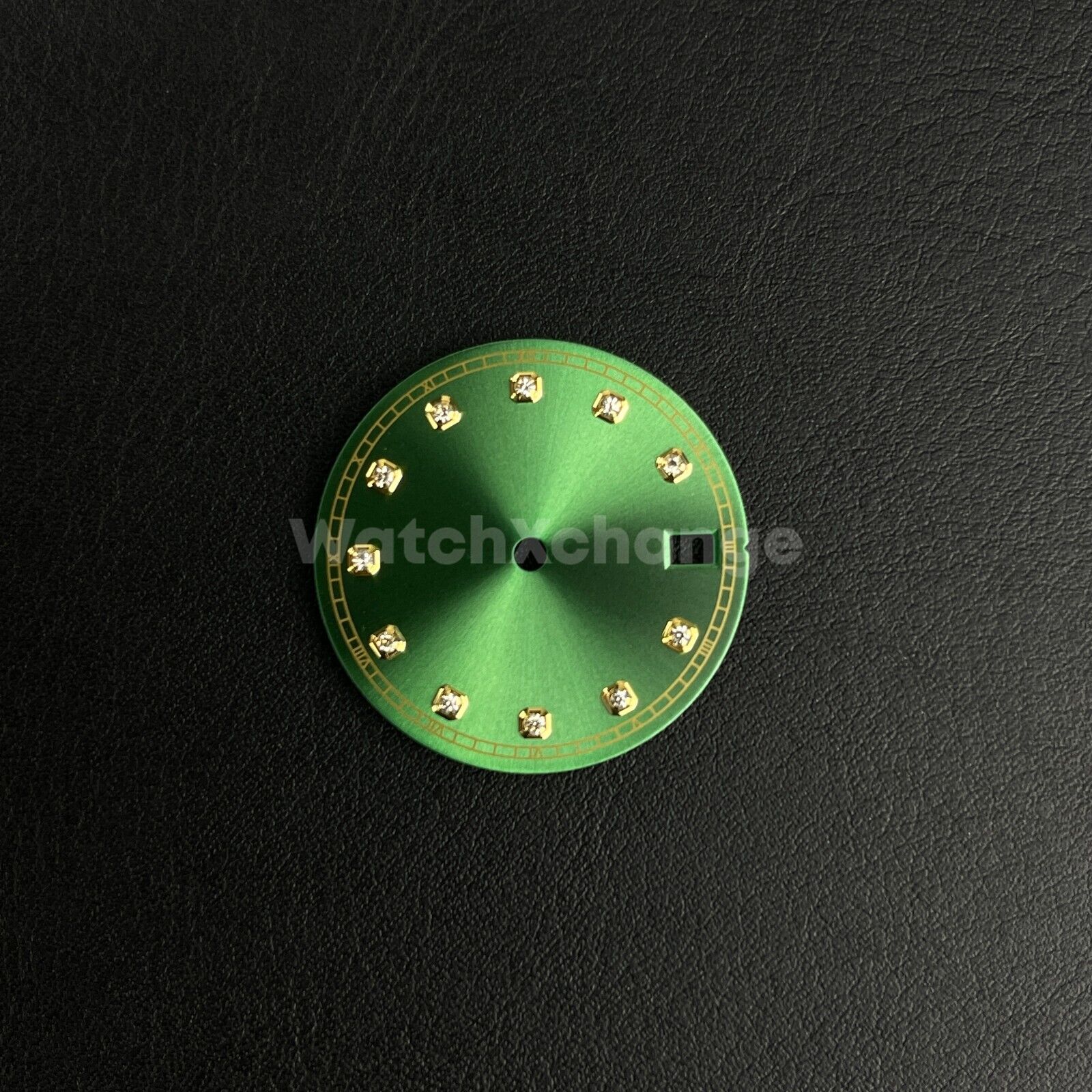 28.5mm Green Diamond Watch Dial for SEIKO NH35 NH36 Movement
