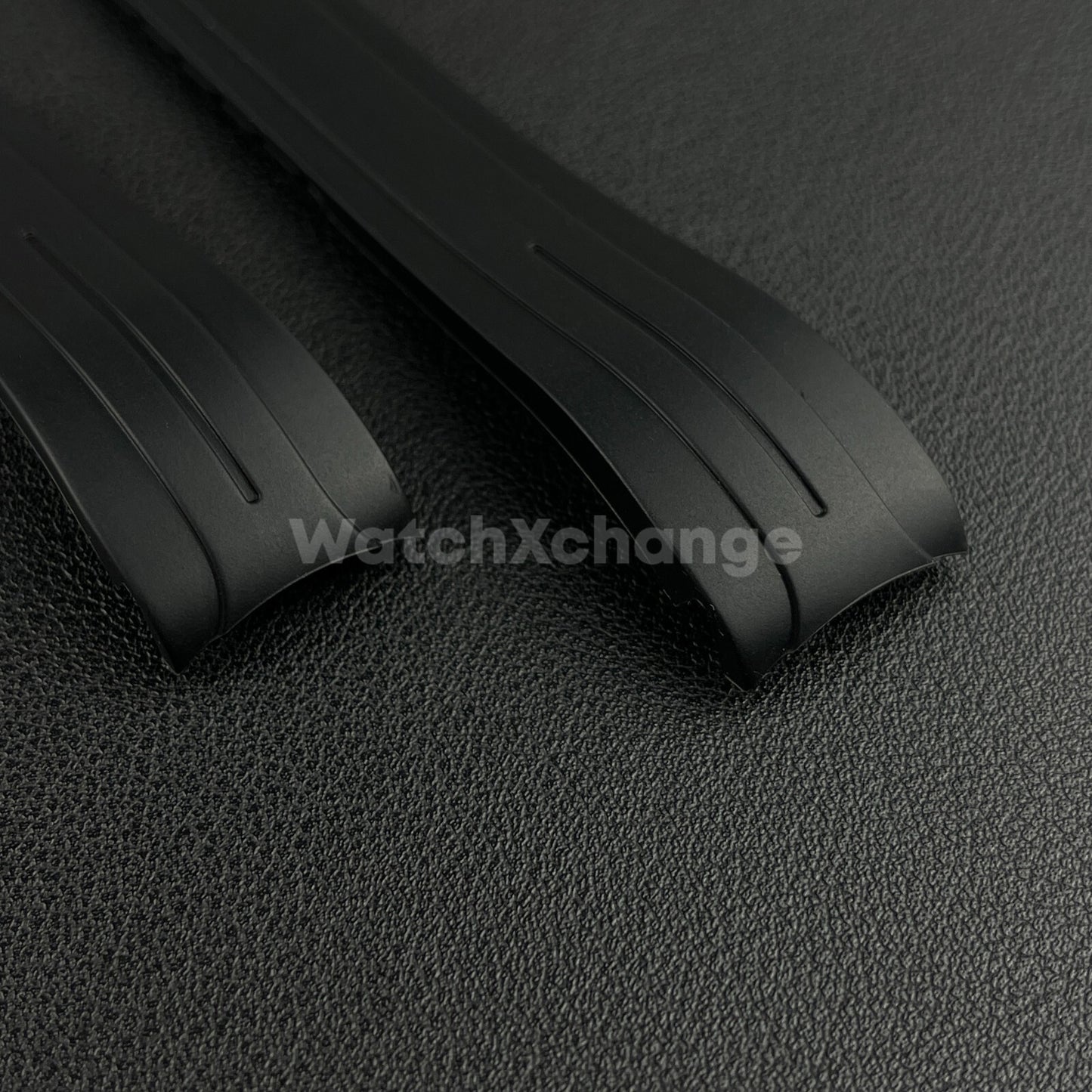 Black 20mm Replacement Submariner GMT Silicone Rubber Watch Strap Band For Rolex