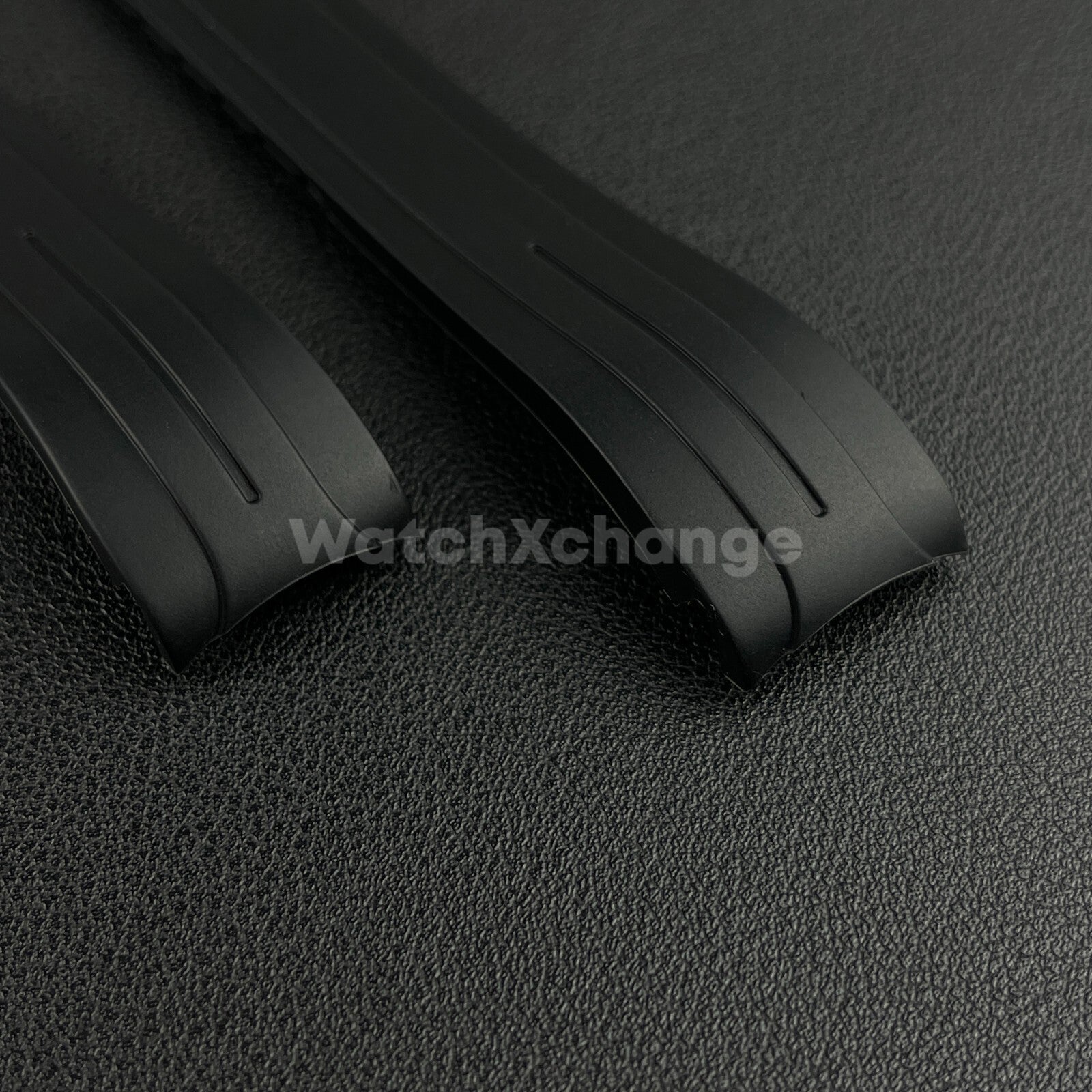 Black 20mm Replacement Submariner GMT Silicone Rubber Watch Strap Band For Rolex