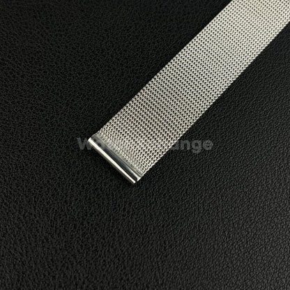 Silver Milanese Mesh Watch Strap Band Stainless Steel Metal 6mm - 18mm