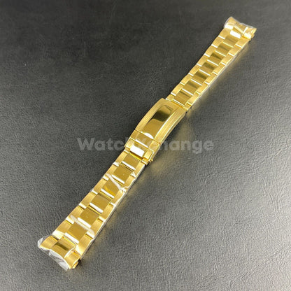 Gold Watch Strap Band Replacement fit Rolex Submariner, Daytona, GMT 20mm