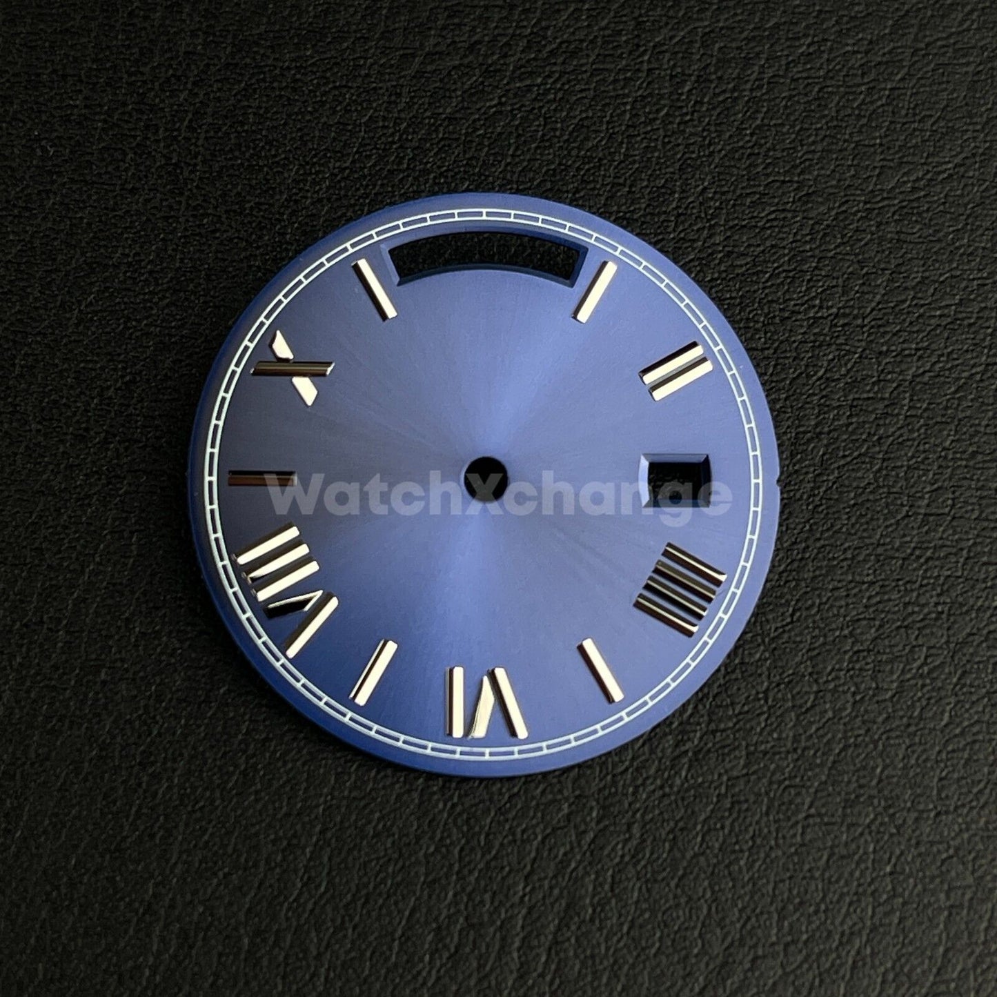 28.5mm Dark Blue Watch Dial Replacement for Seagull ST16 Movement Roman Numeral