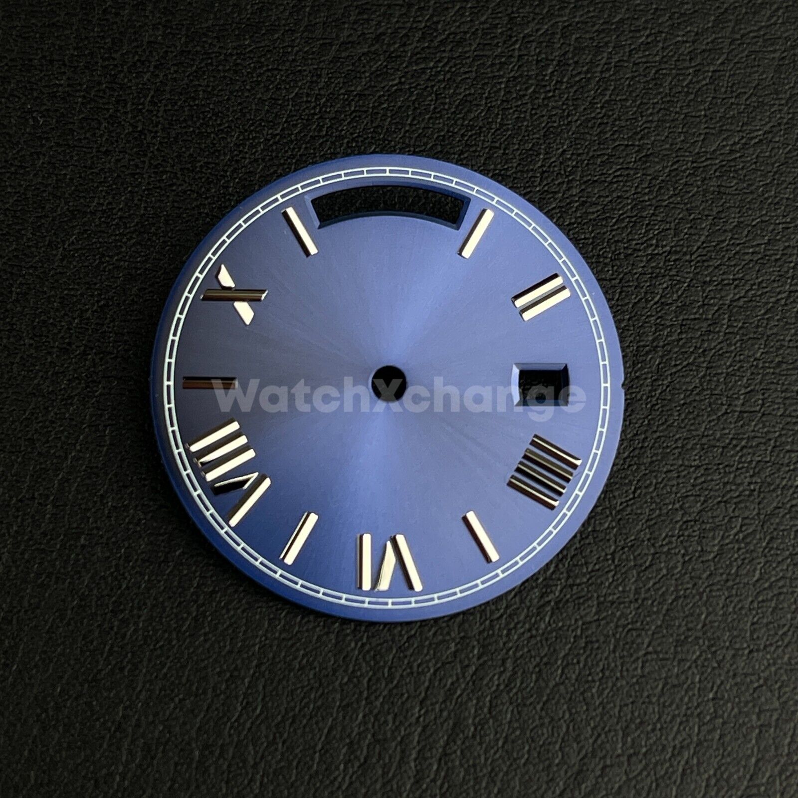 28.5mm Dark Blue Watch Dial Replacement for Seagull ST16 Movement Roman Numeral