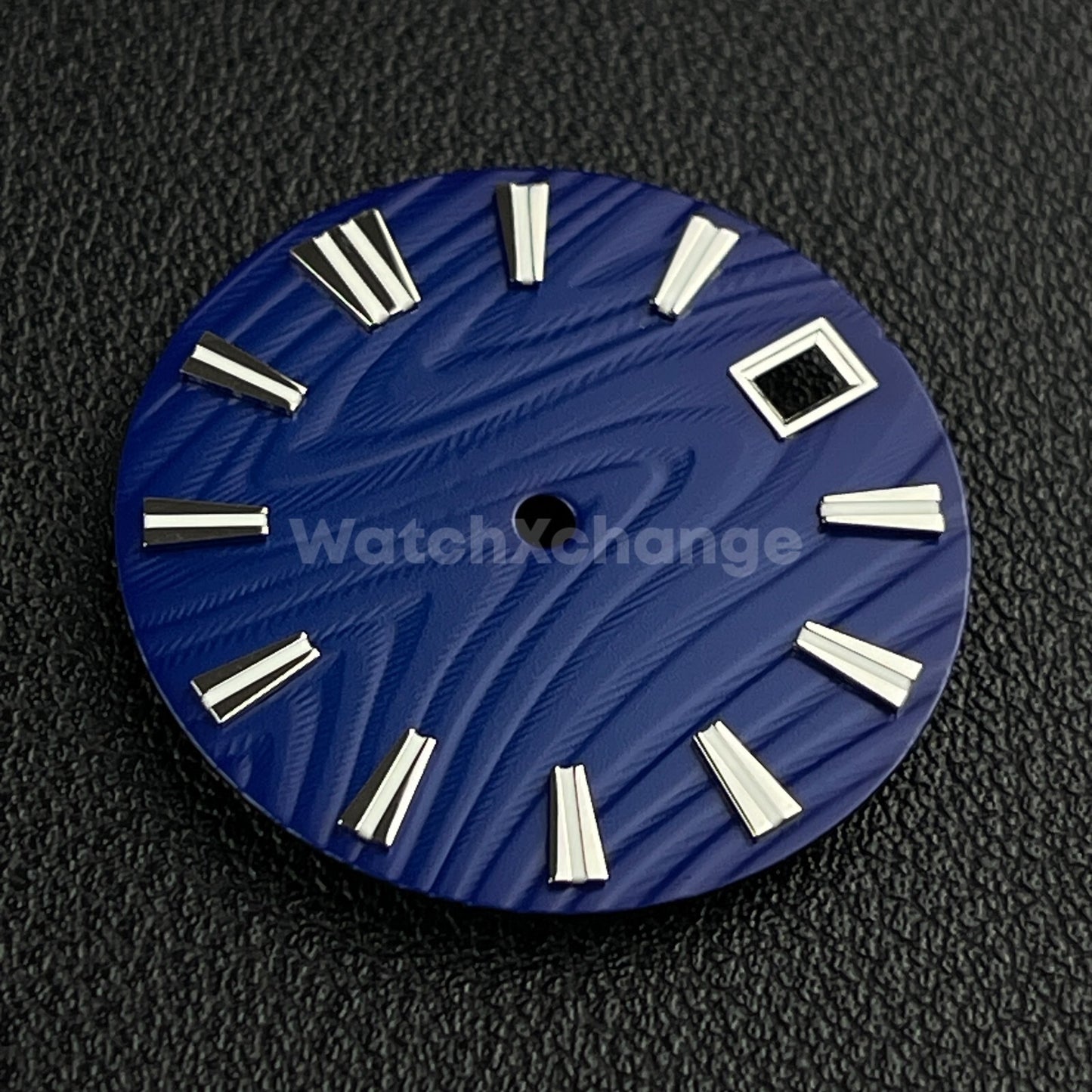 28.5mm Blue Wood Texture Watch Dial Face for Seiko NH35 NH36 Movement