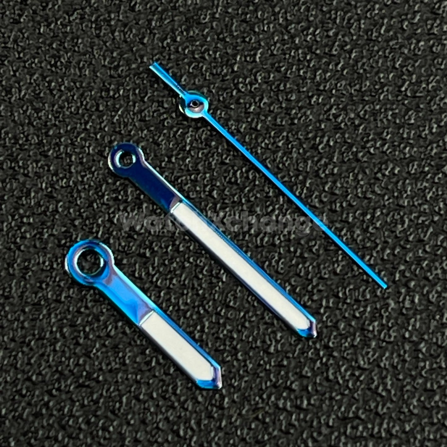 Blue & White Arrow Sword Watch Hands For Seiko VX12 VX32 VX43 Quartz Movement