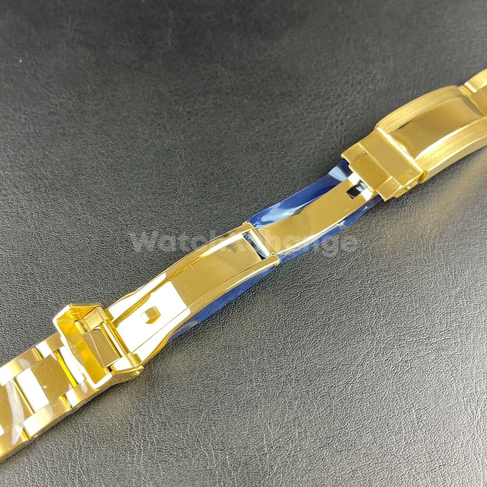 Gold Watch Strap Band Replacement fit Rolex Submariner, Daytona, GMT 20mm