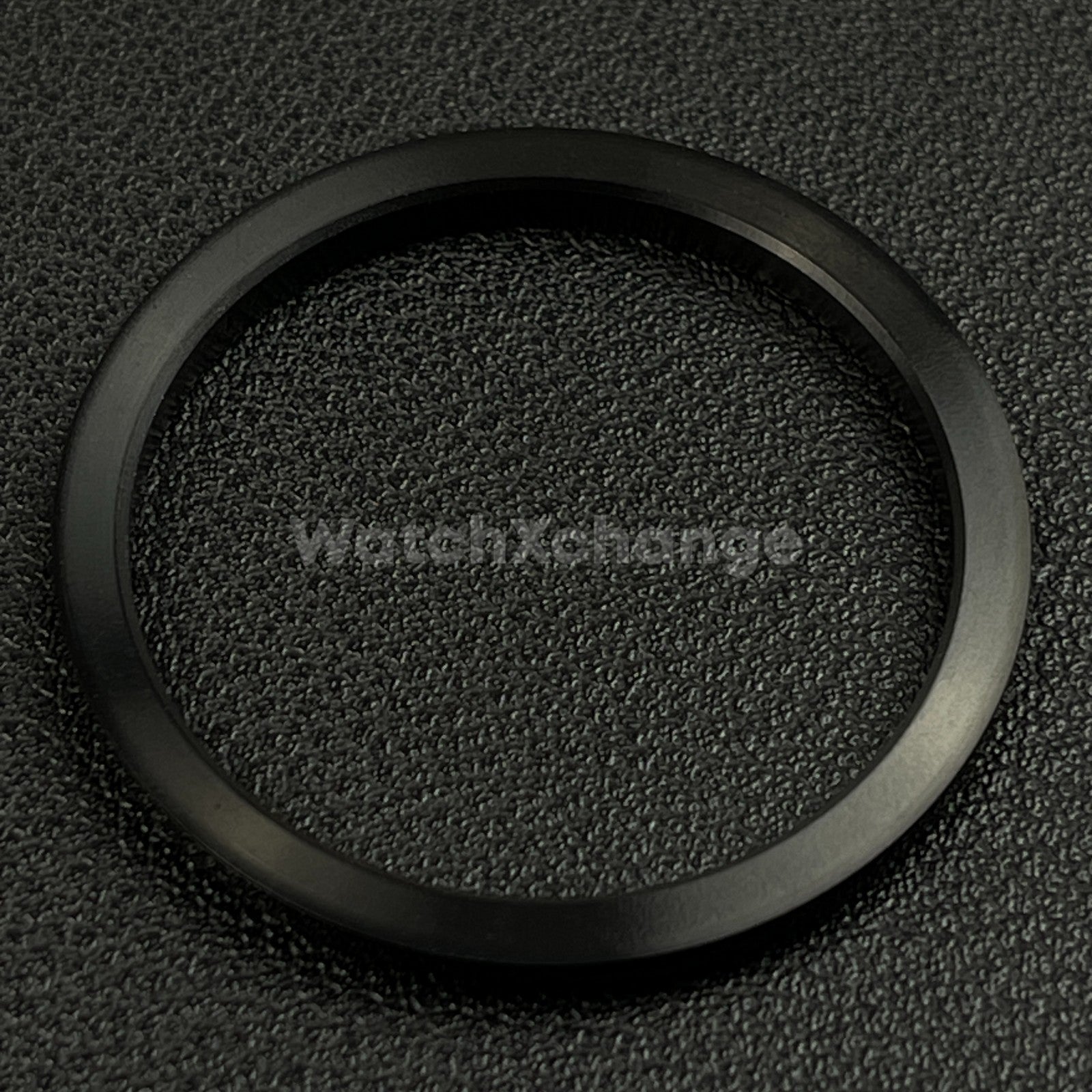 Black Fluted Polished Stainless Steel Watch Bezel Insert Ring 36mm 39mm