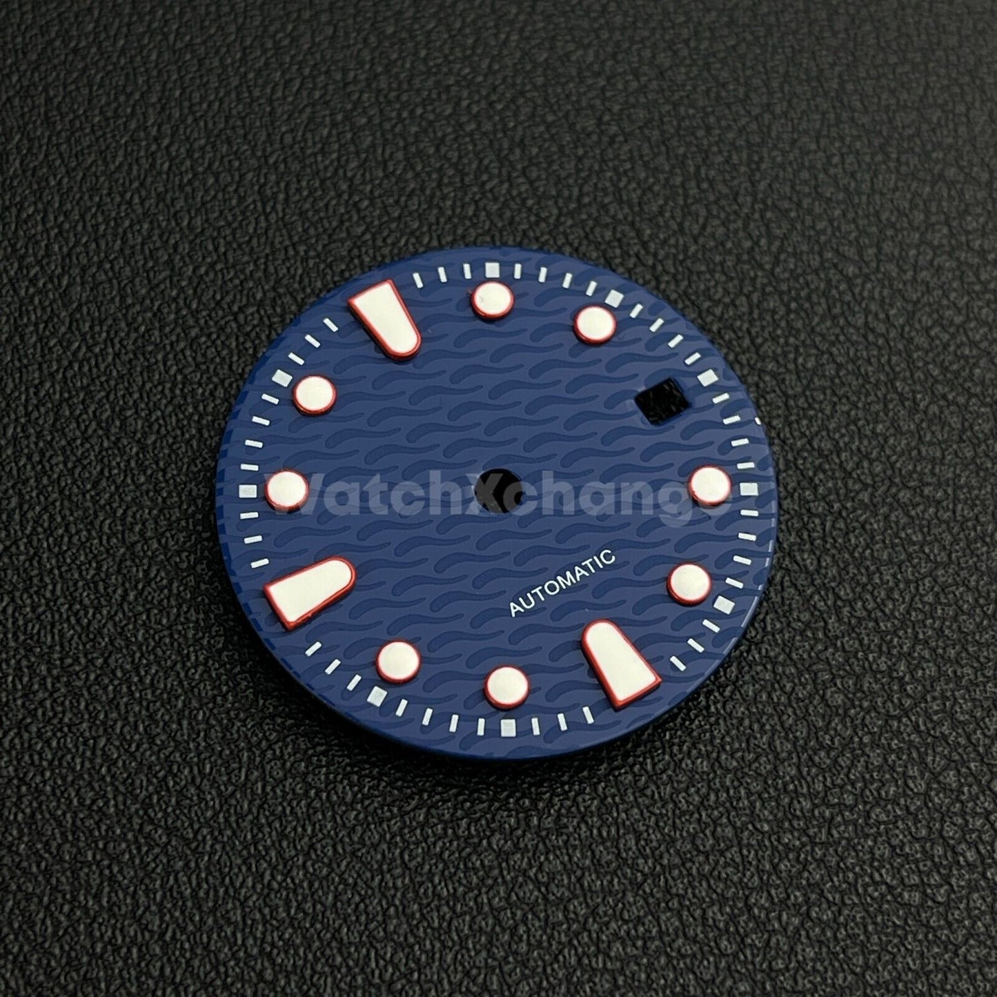 29mm Blue Wave Wavy Texture Watch Dial for 2813 8215 8200 821A Movements