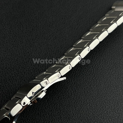 Curved End Metal Watchband Fit For Omega Seamaster AT150 Aqua Terra Watch Strap