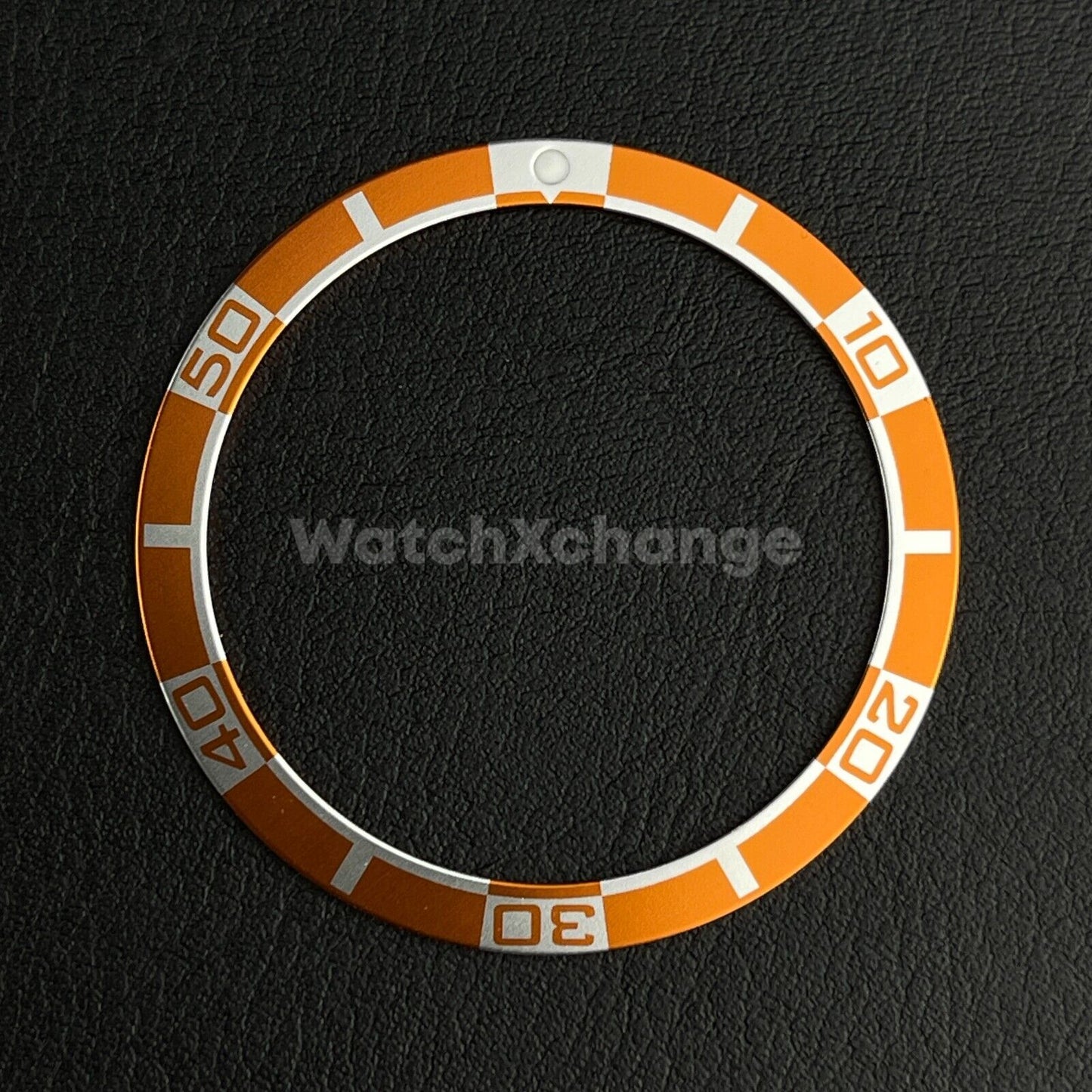 Orange 38mm Flat Aluminium Bezel Insert For Diver Watch Seiko Mod SKX SRPD