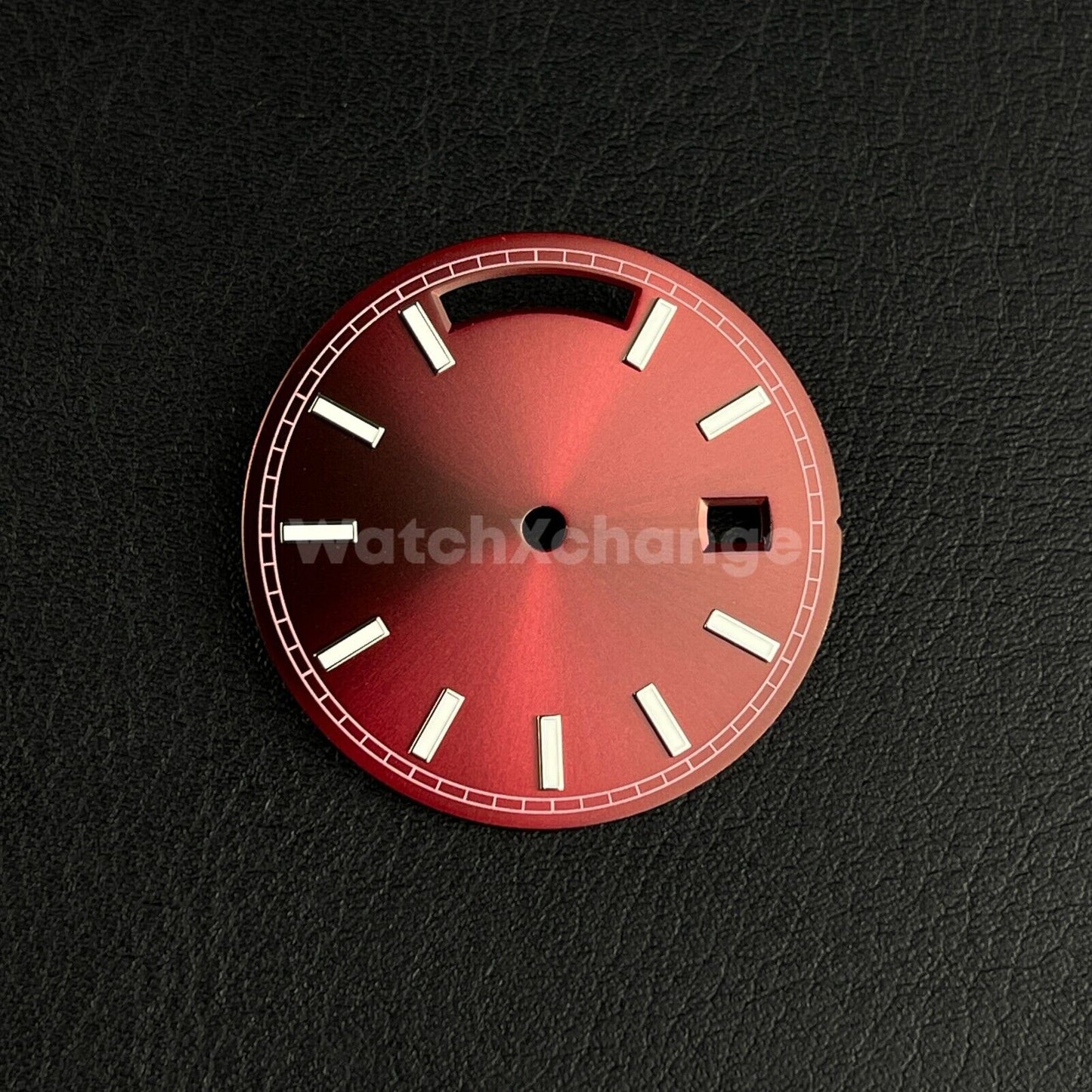 29mm Red Watch Dial w/Green Luminous Replacement for Seagull ST16 Movement Part