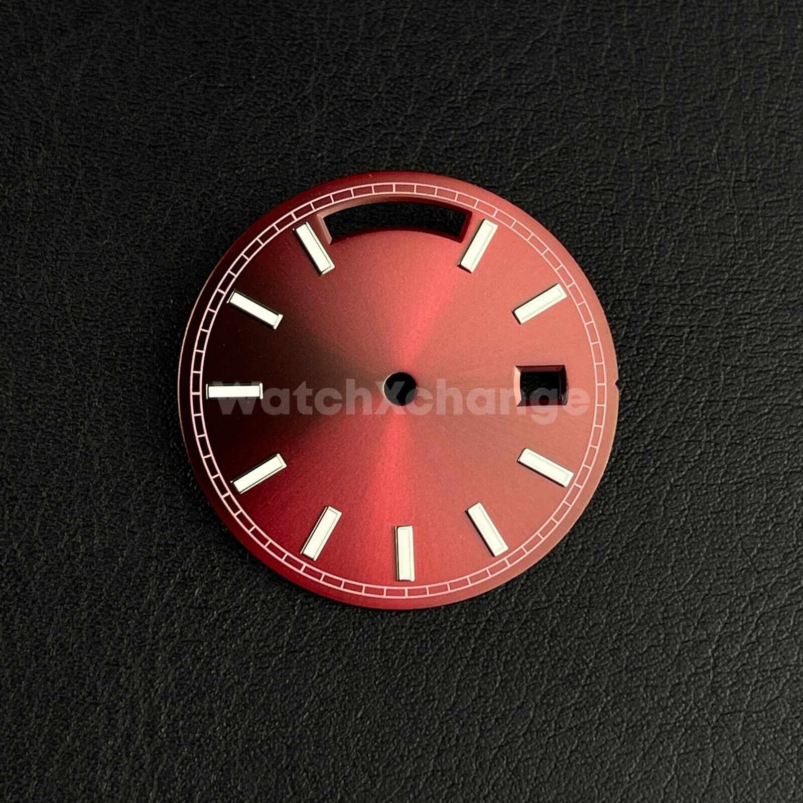29mm Red Watch Dial w/Green Luminous Replacement for Seagull ST16 Movement Part