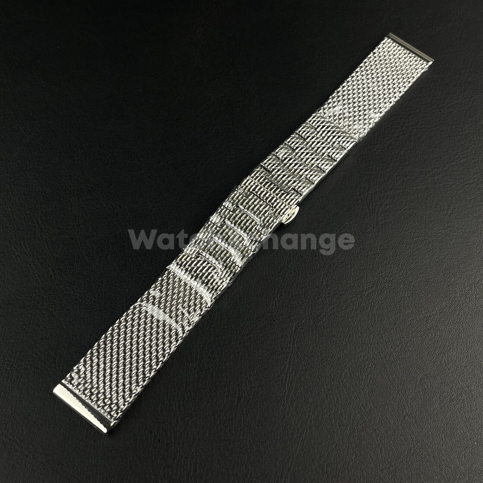 Silver Stainless Steel Mesh Strap For Citizen Eco-Drive Navihawk 22 23mm